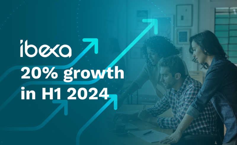 Ibexa wächst im ersten 2024 Halbjahr um 20% und übertrifft erneut den DXP-Markt