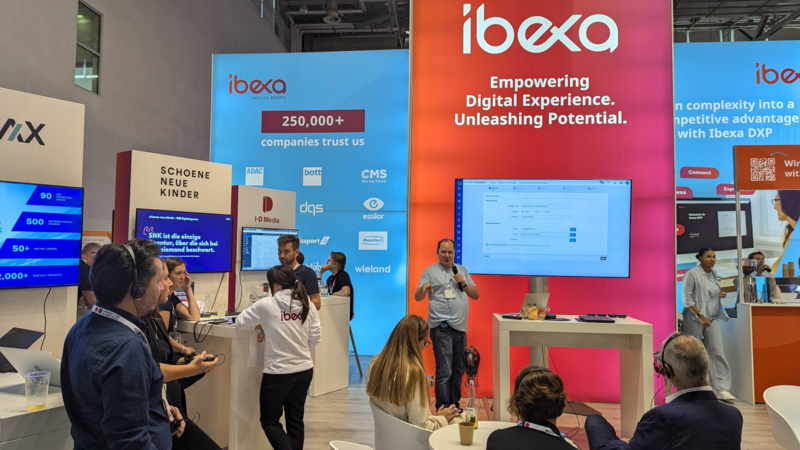 Showcasing the power of Ibexa DXP at DMEXCO 2024 with live demos